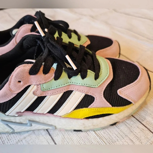 Adidas Originals Tresc Run Boost Pink Multi Women's Size 8 Shoes Sneakers Retro - Picture 4 of 11